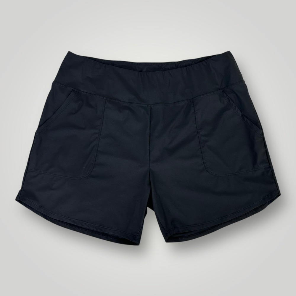 Baleaf Athletic Running Shorts Womens 2XL Black Quick Dry Lined‎ Active